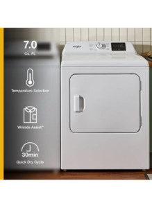 7.0 cu. ft. Electric Dryer with Adaptive Dry